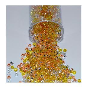 STRIKKEPERLER - 9901 MIX GUL